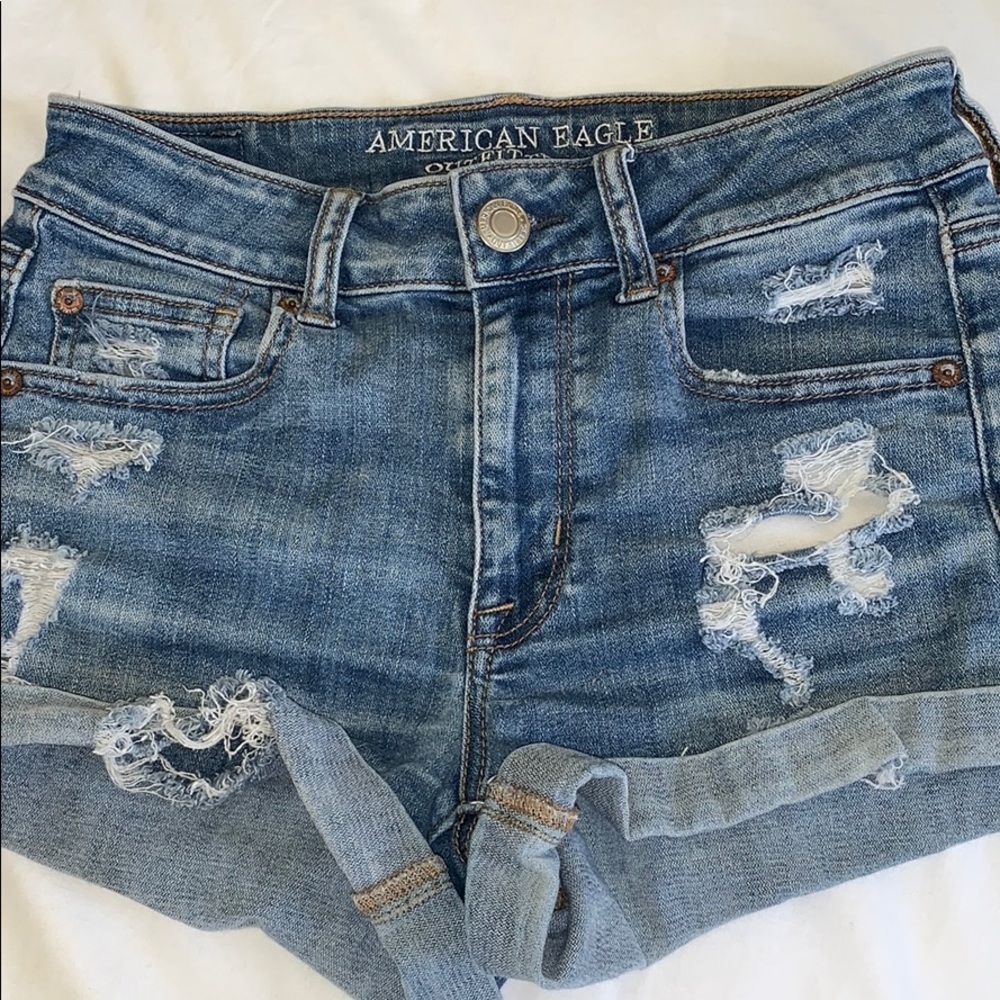 American eagle denim shorts